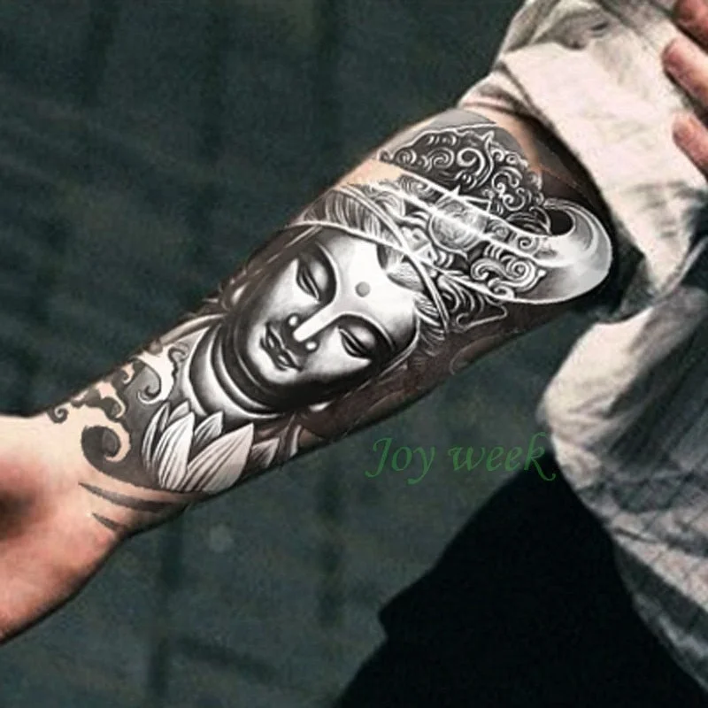 Waterproof Temporary Tattoo Sticker Halloween cool Tribal totem fake tatto Sex flash tatoo tatouage Stickers for girl women men