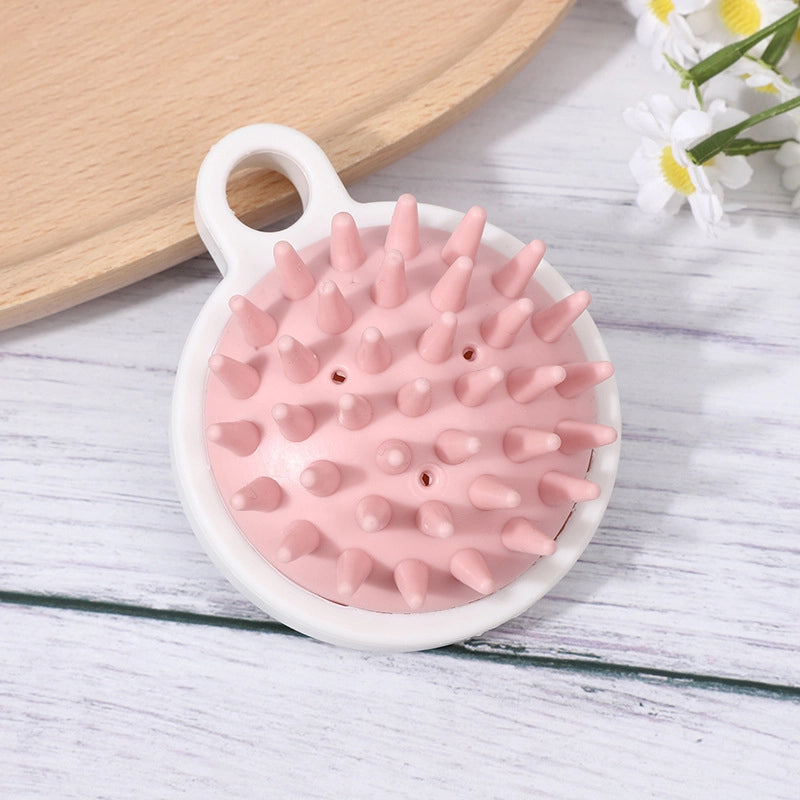 Crystal Transparent Shampoo Brush Silicone Head Massage Brush Shampoo Comb Scalp Itching Artifact Manufacturers