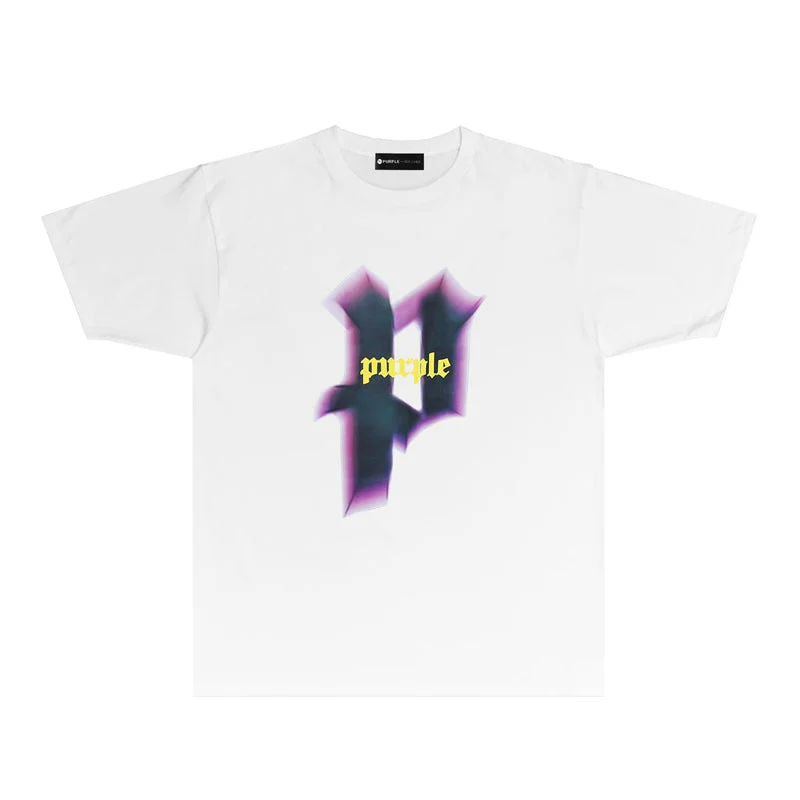Purple 2023 new fashion T-shirt short sleeves
