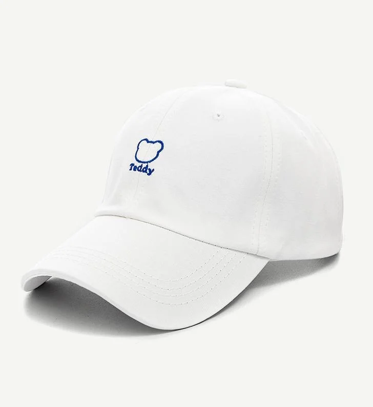 COKK Baseball Cap Women Summer Hat Cartoon Bear Embroidery Snapback Caps Sun Protection Dad Hat Female Adjustable Casquette New