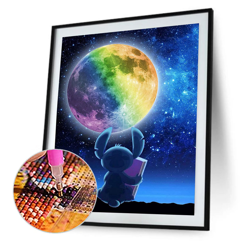 

(Multi-Size) Stitch - Round/Square Drill Diamond Painting, Round diamond 30*40cm, 501 Original