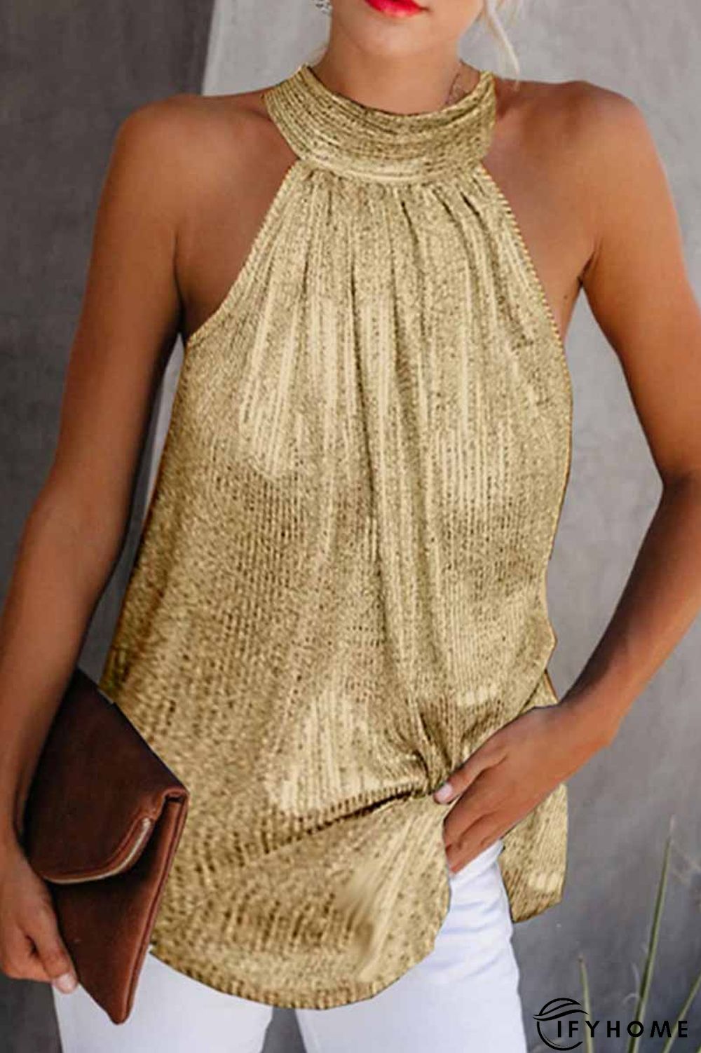 Off-Shoulder Blink Sequins Tops(3 Colors) | IFYHOME