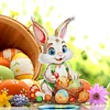 Diamond Painting Acrylic Easter Eggs Rabbit Desktop Ornaments Kit