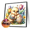 5D DIY Full Square Drill Diamond Painting Easter Chicken Home Decor Art 35x35cm