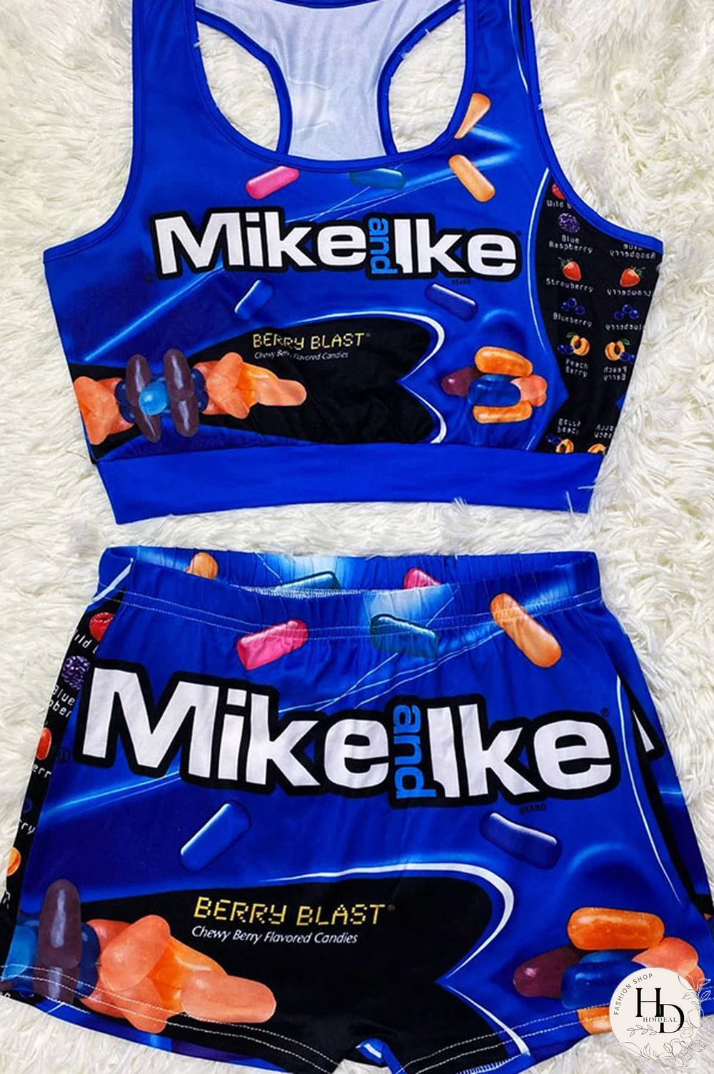 Pink Sexy Europe and America Print Solid Straight Sleeveless Two Pieces