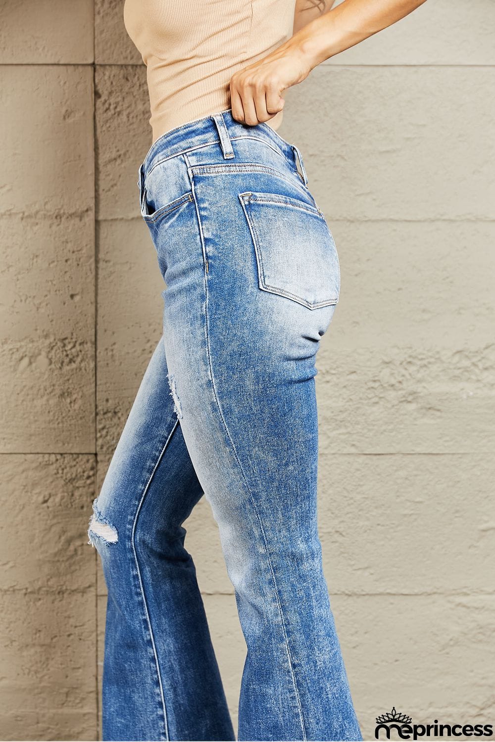 BAYEAS Izzie Mid Rise Bootcut Jeans