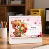 Little Bear 2027 DIY Diamond Painting Calendar Set with Special Shaped Partial Drill, 7.68x6.69 inch Monthly Flip Tabletop Calendar for Adults Beginners Home Office Decor Gift