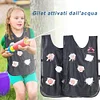 Gioiacombo&trade; Gilet attivato con pistola ad acqua Coldplay giocattolo per piscina all'aperto （Nuovo gioco interattivo per la vitalit&agrave; della famiglia）