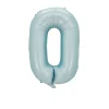 50PCS Baby Blue Pink 32" Aluminum Film 0 - 9 Numbers Balloons Birthday Babyshower Gender Reveal Party Decor