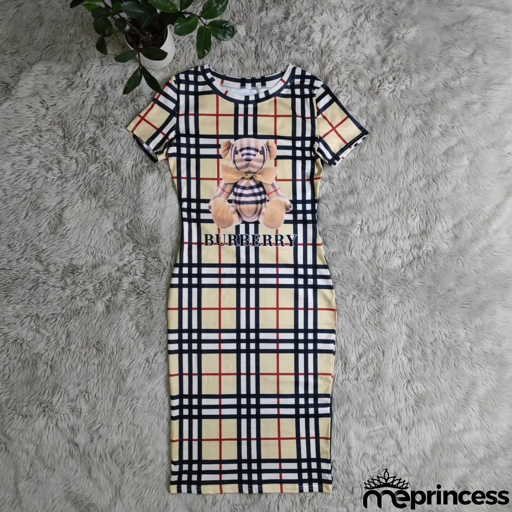 summer fashion casual mid-waist slim ladies dress