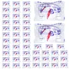 [US Local Warehouse] 50 Packs Universal Disposable Car Covers (12.5x21.6 Ft) Clear Plastic Car Covers Waterproof All Weather for Automobiles with Elastic Band for Outdoor Snow/Rain Weather Protection