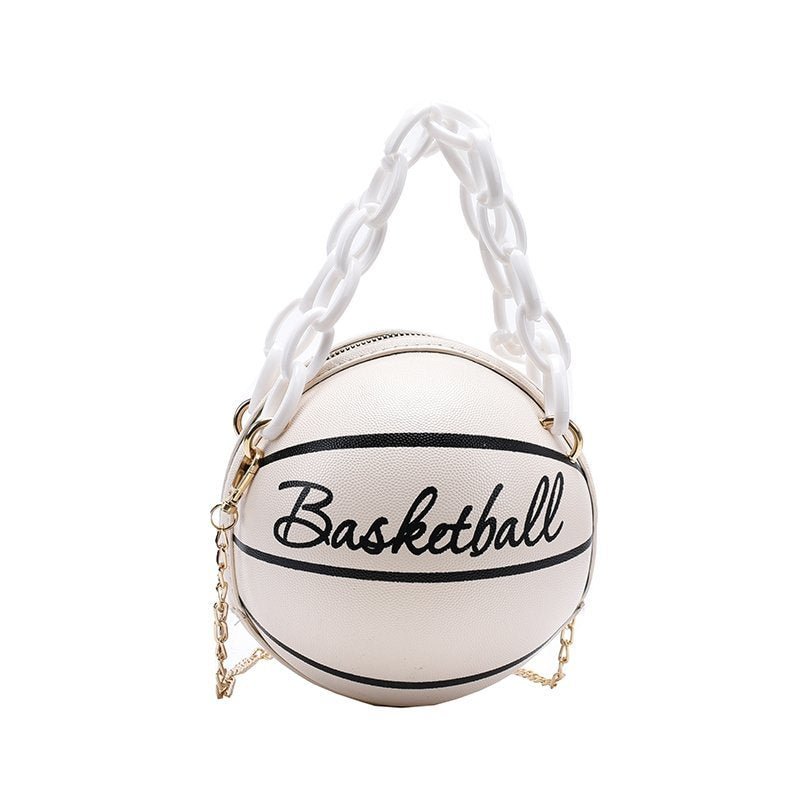 Luxury Handbag Women Bags Design Cute Basketball Hand Bag Girls Chain Crossbody Bag Women Leather Totes Lady Shoulder Pack