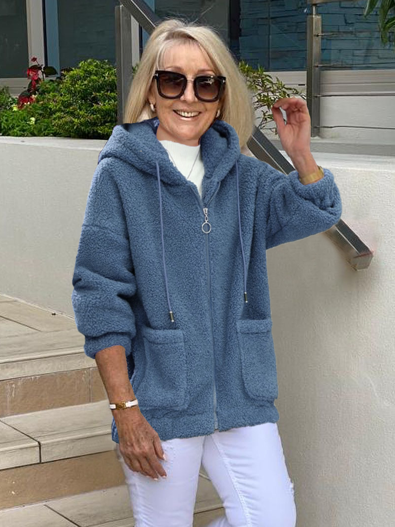 Plus Size Winter Teddy Coat Sherpa Jacket
