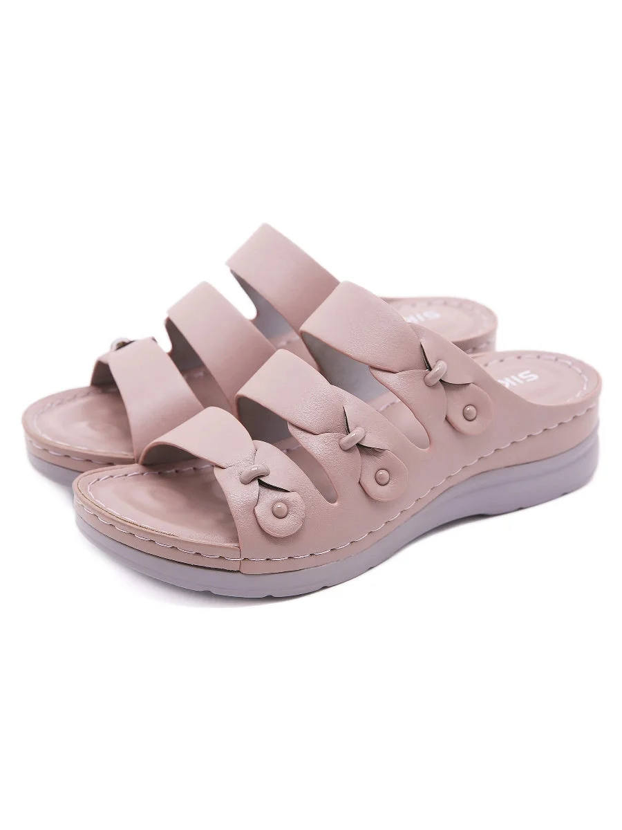 Tri-Strap Ring Deco Sandal