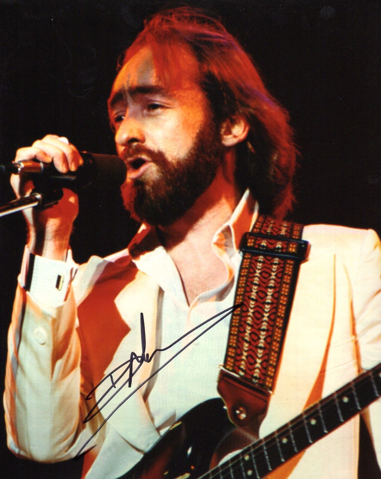 GFA Traffic Guitarist * DAVE MASON * Signed Autographed 8x10 Photo Poster painting PROOF AD2 COA