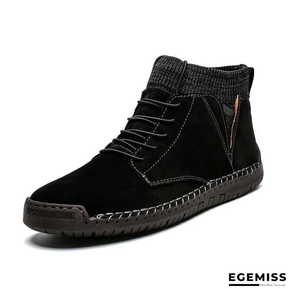 Men Casual Shoes High Top Boots Shoes Fashion Outdoor Army Travel Botas Hombre Sock Man Brithsh Sneaker | EGEMISS