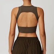 Intbuyer Women Sports Bra Top Push Up Fitness Yoga Bra High Strength Underwear Sport Tops For Women Breathable Running Vest Gym Wear