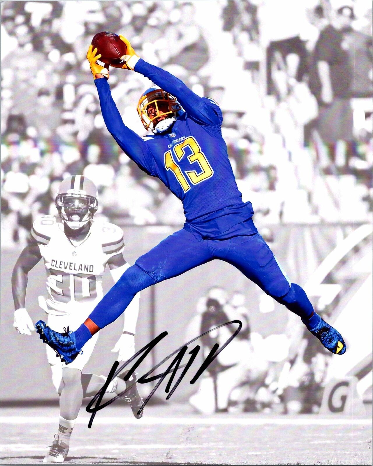 Keenan Allen Signed 8x10 Photo Poster painting Los Angeles Chargers NCAA NFL COA