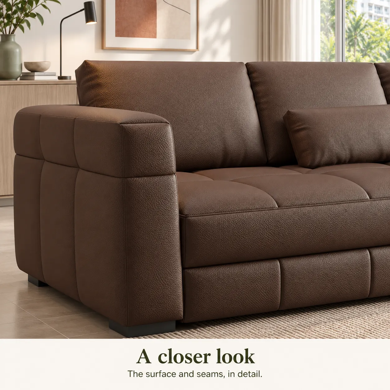 Blazer Sofa - Cocoa Brown — Product view 3