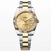 Rolex DateJust 41 m126333-0009 Two Tone Yellow gold on Oyster with Yellow Gold Dial Super clone