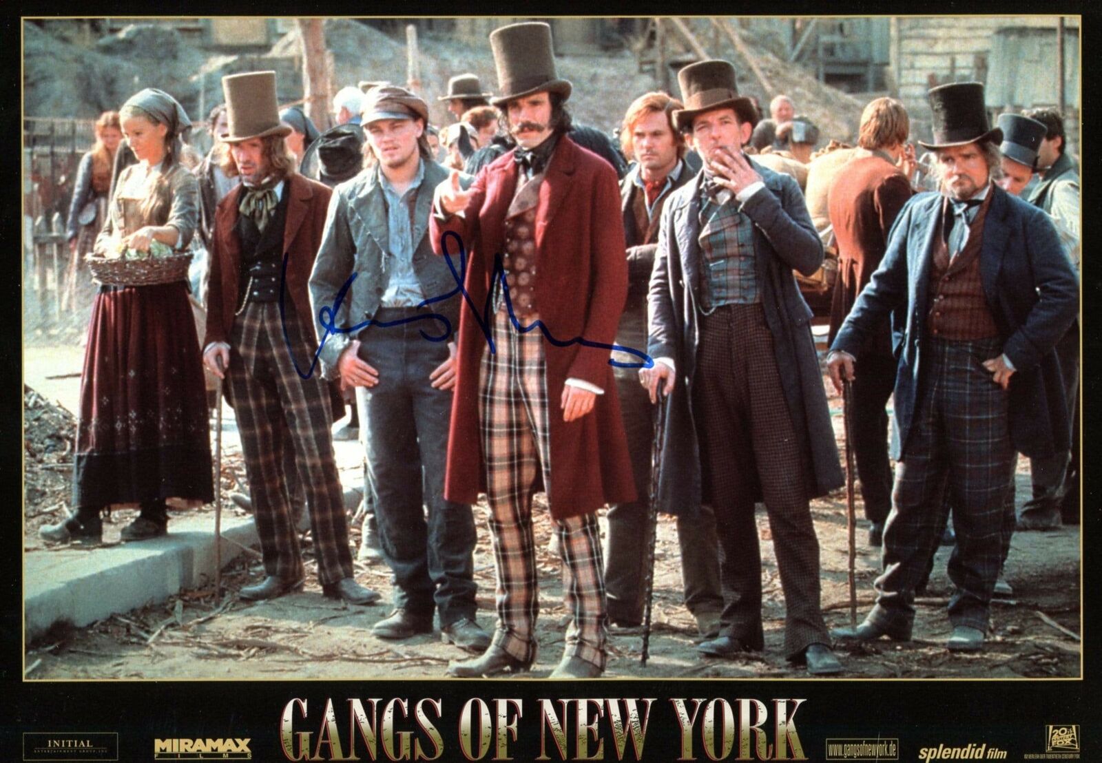 ACTOR Henry Thomas GANGS OF NEW YORK autograph, In-Person signed promo Photo Poster painting