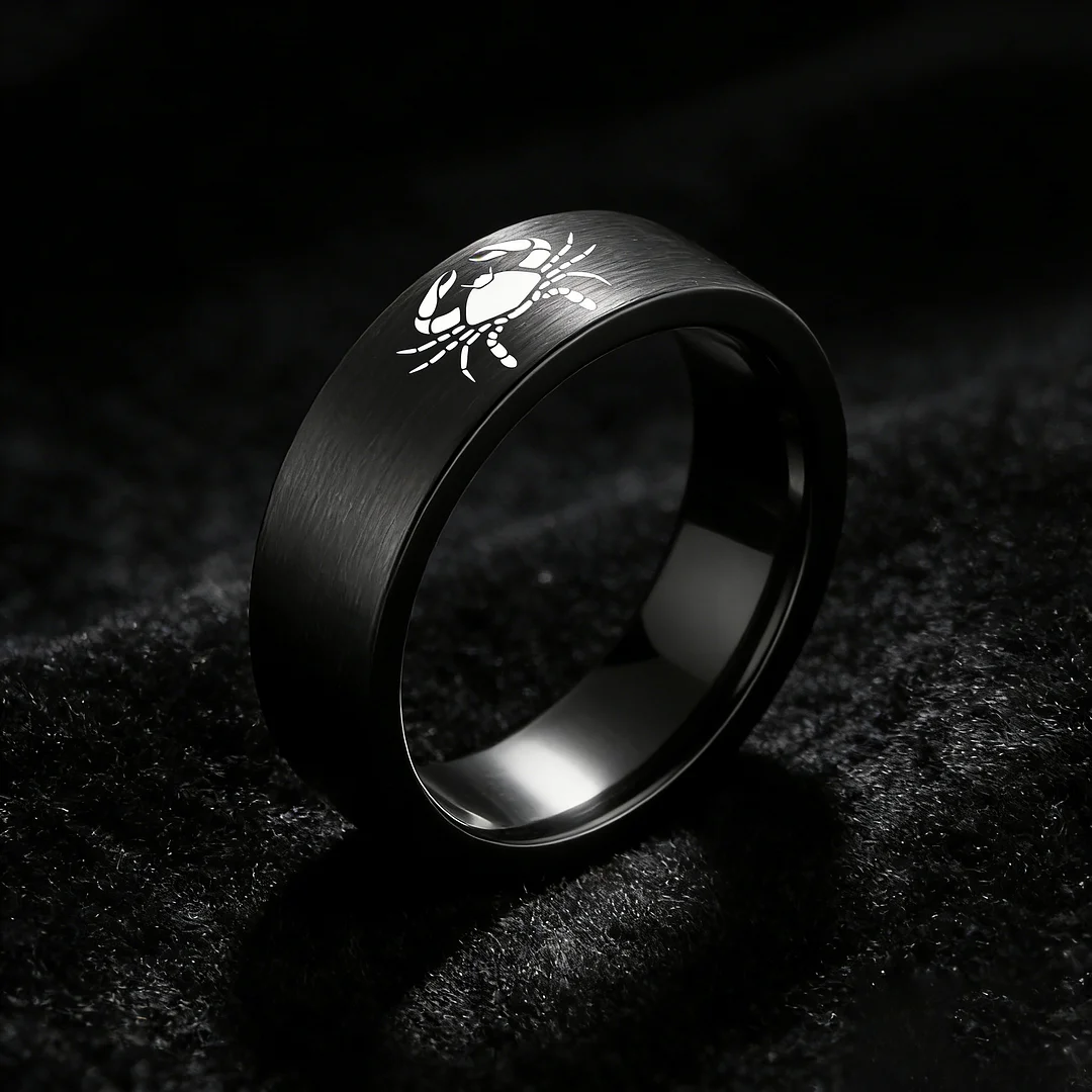 Wedding Fashion Cancer Tungsten Rings and Flat Black Band Edge Comfort Fit for Men and Women 4MM 6MM 8MM