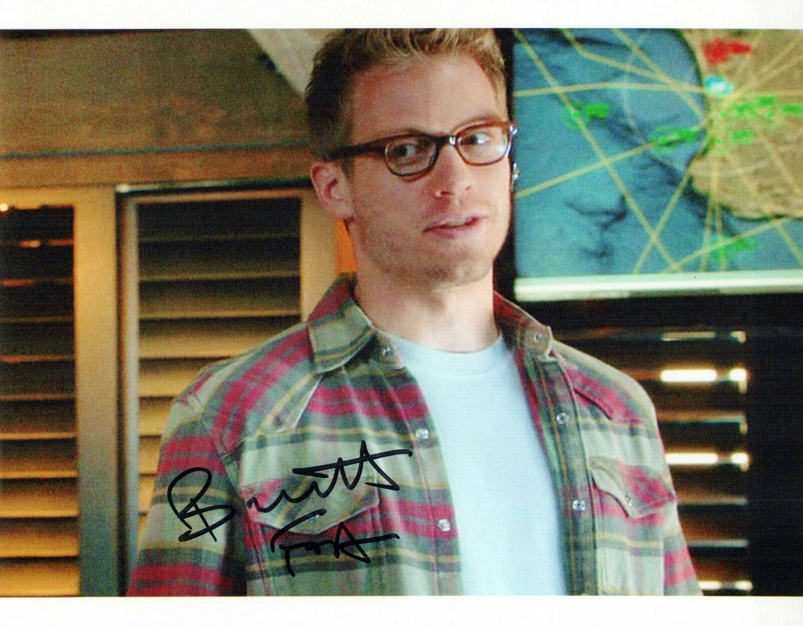 Barrett Foa NCIS Los Angeles autographed Photo Poster painting signed 8x10 #10 Eric Beale