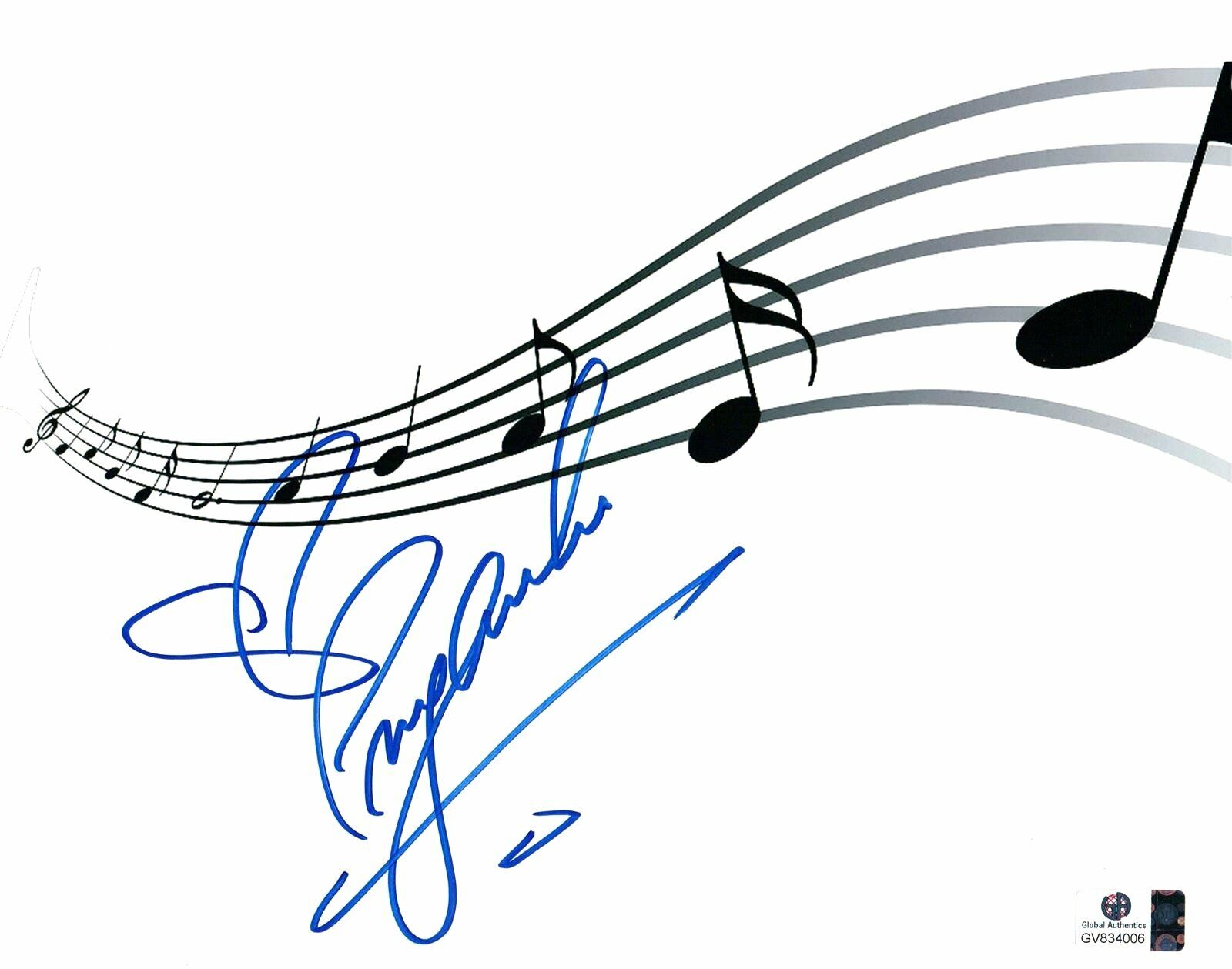 Priyanka Chopra Signed Autographed 8X10 Photo Poster painting Musical Notes Miss World GV834006