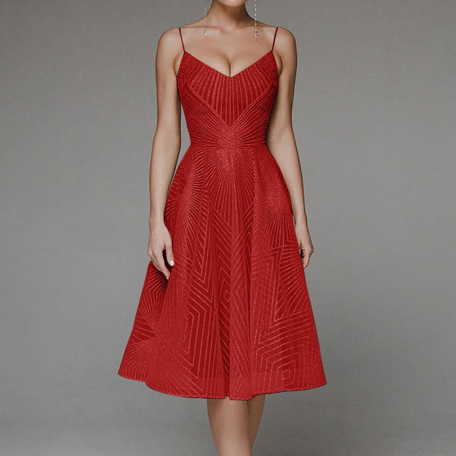 Querysynth costumes for adult women Women's Sexy V Neck Sleeveless Spaghetti Straps Gowns Dress Long Wedding Dresses High Waisted Elegant A Line Party Dresses