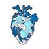 Blue Wave Heart