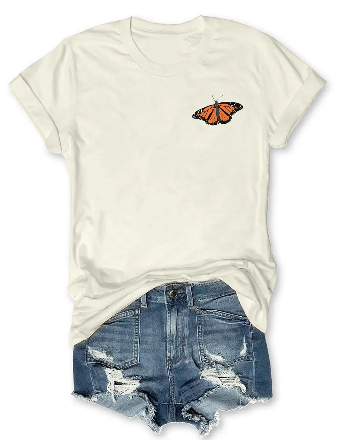 In The Hurting There Was Jesus Butterfly T-shirt