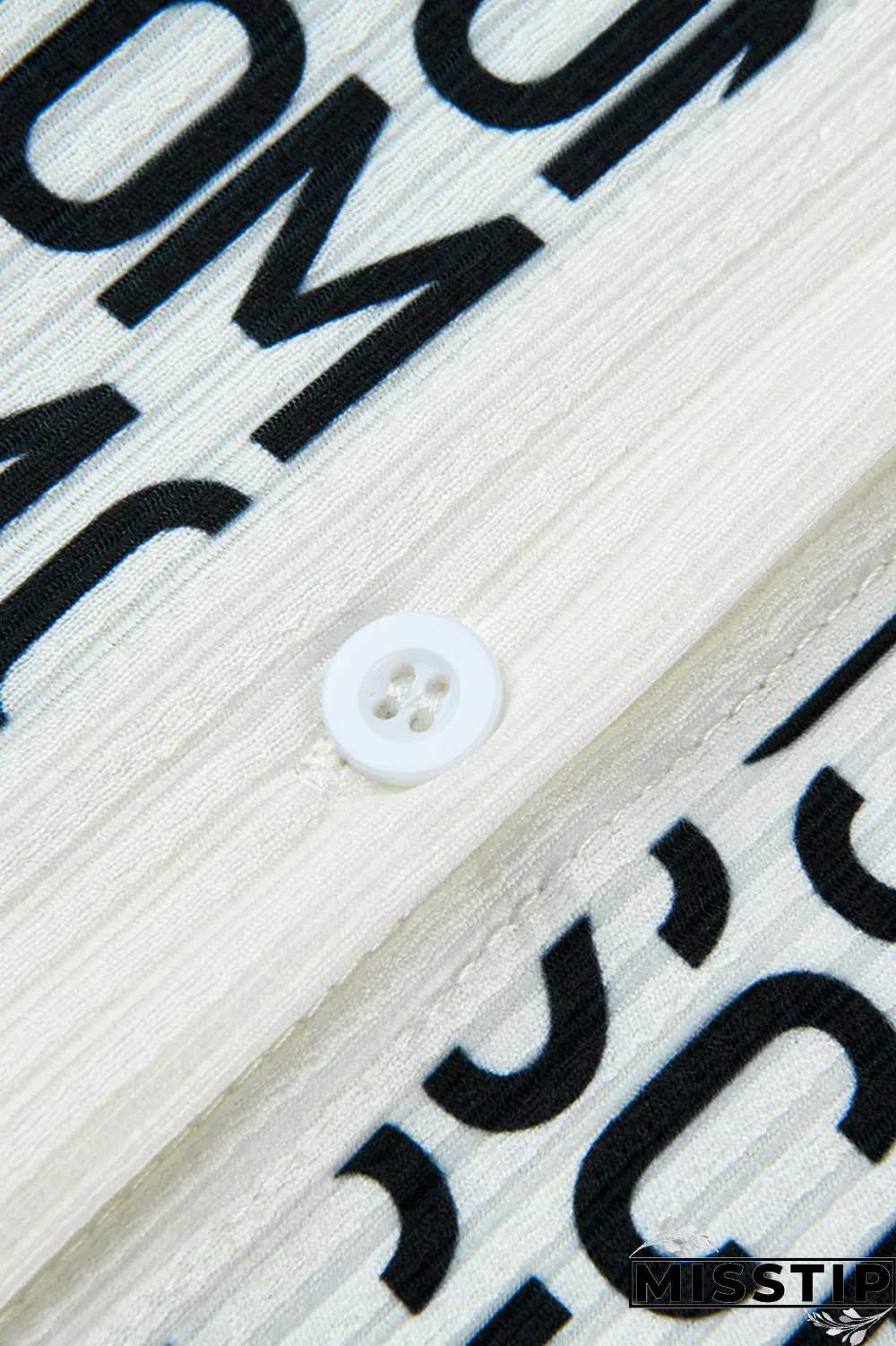 Multi-color Sexy Print Patchwork Letter Three Quarter Two Pieces