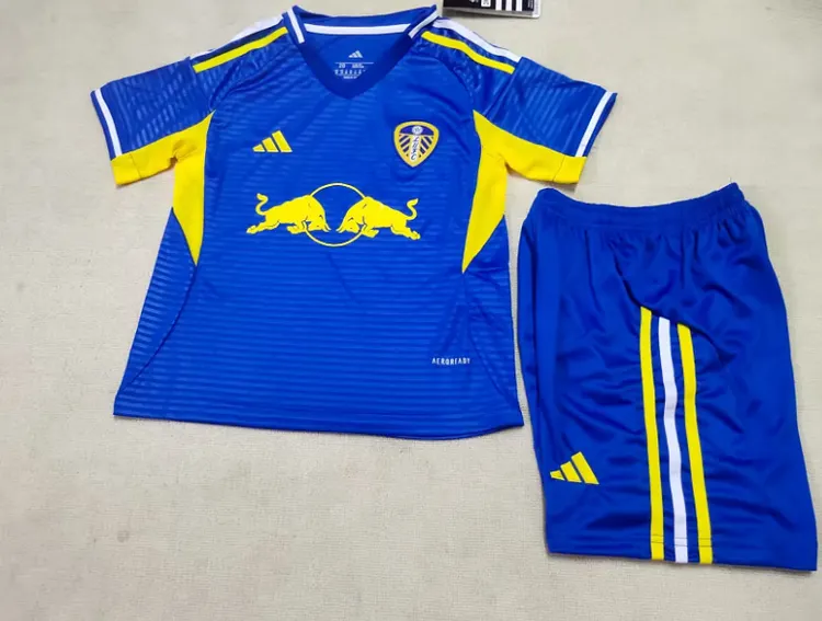 2025-26 Leeds United Away Kids Kit