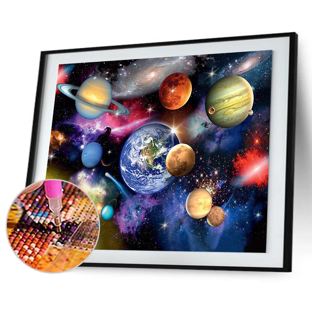 

30*40CM Round Drill Diamond Painting-Outer Space, 501 Original