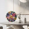 (US Local)Acrylic Special Shape Paper Quilling Flower Diamond Art Clock Ornaments Kit