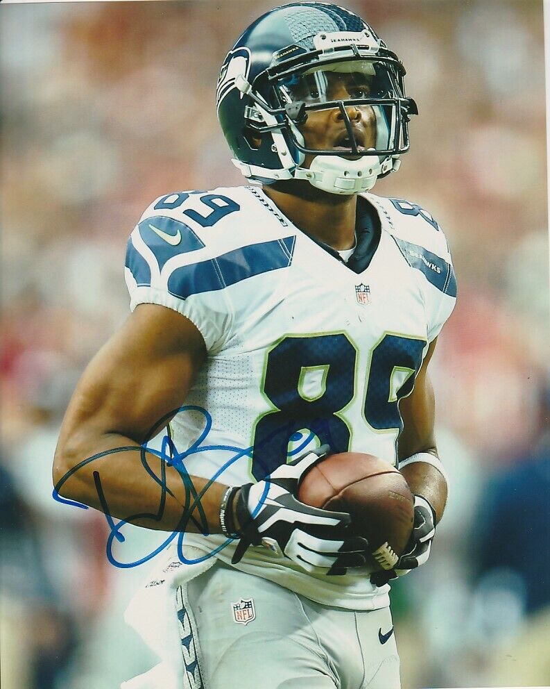 SEATTLE SEAHAWKS LEGEND DOUG BALDWIN SIGNED 8x10 Photo Poster painting #3 NFL PROOF