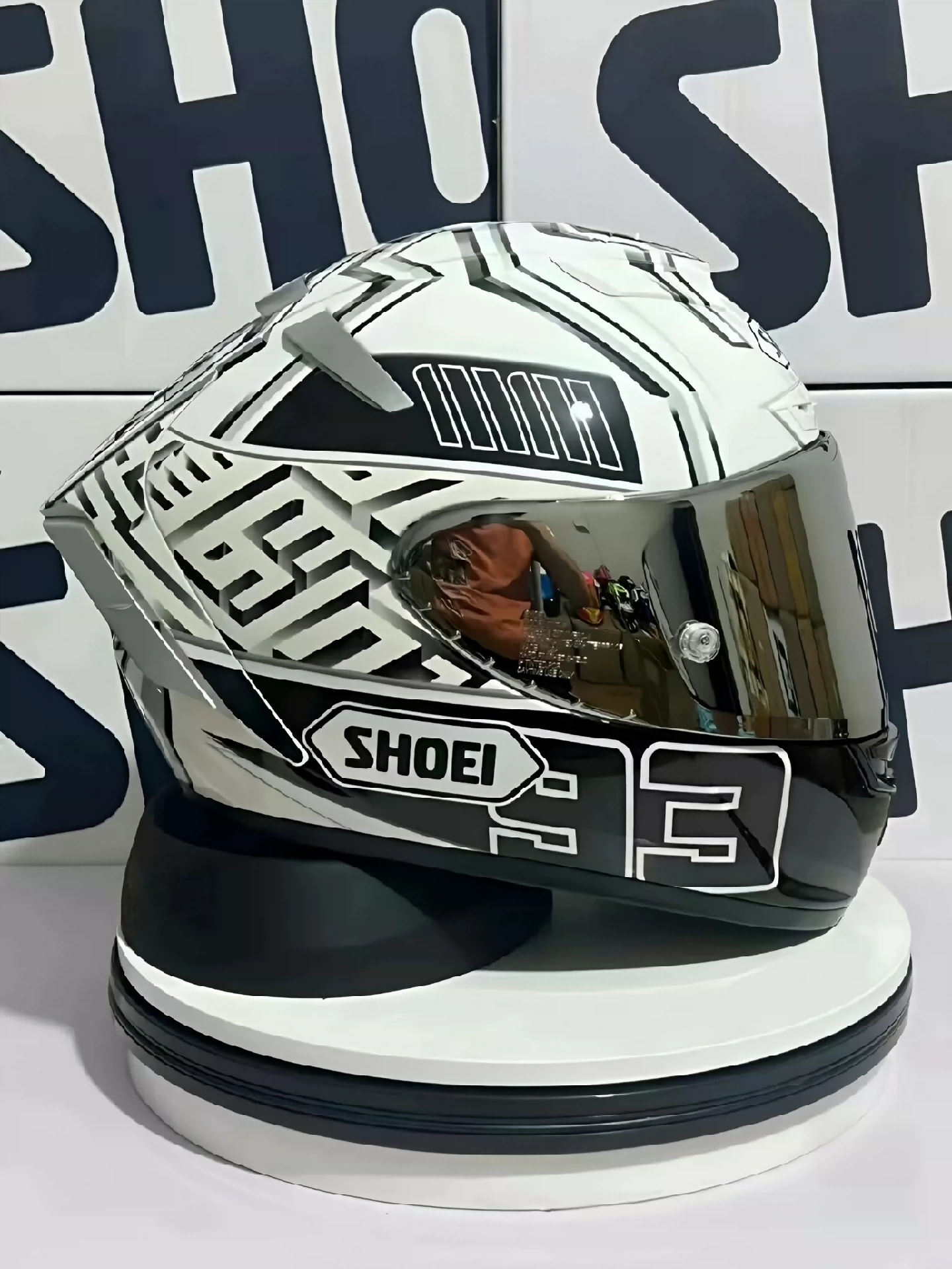 Shoei X14 Ant White Full Face Helmet Motorcycle Four Seasons Helmet Motorcycle Sports Gear Full Face Fighting Stance Helmet