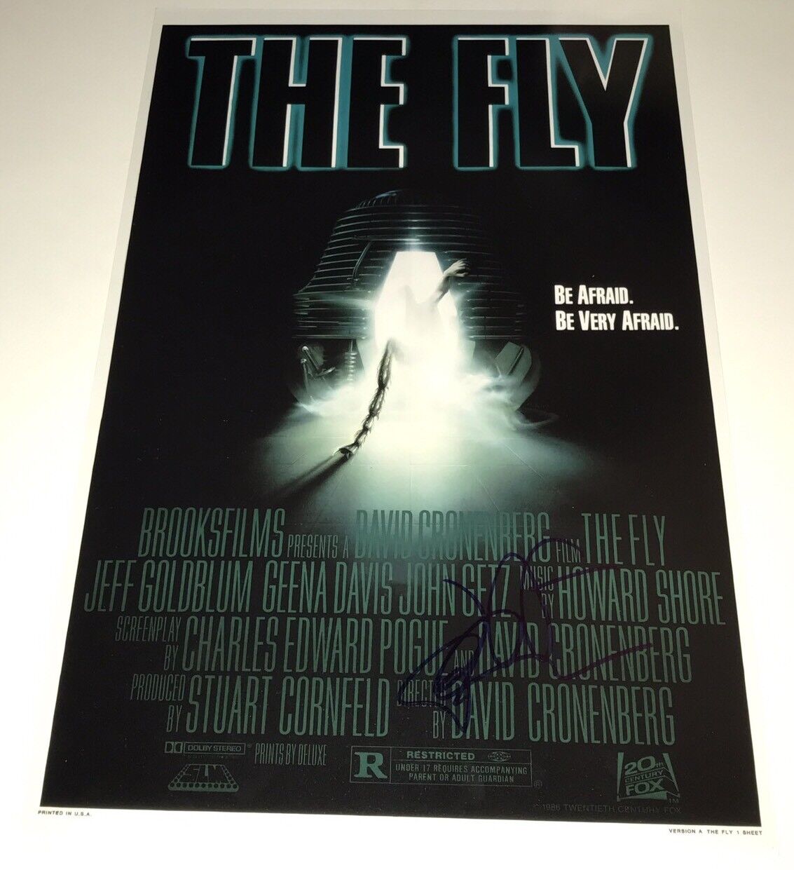 Jeff Goldblum THE FLY Hand Signed 11X17 Photo Poster painting IN PERSON Autograph
