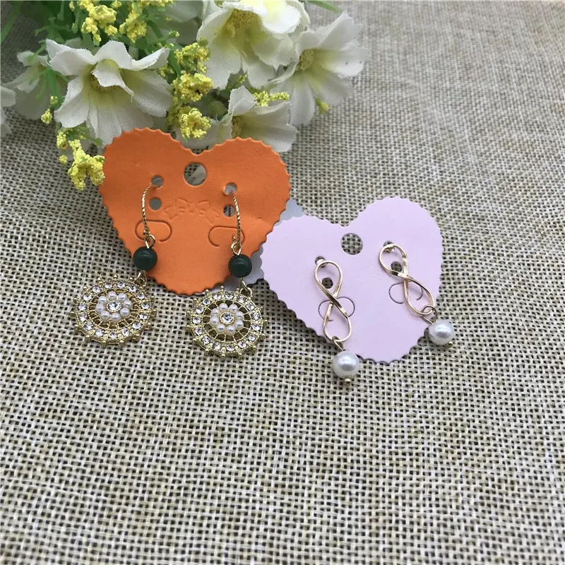 Earring tag Heart Hang tag Metal Cutting Dies Stencils For DIY Scrapbooking Decorative Embossing Handcraft Die Cutting Template