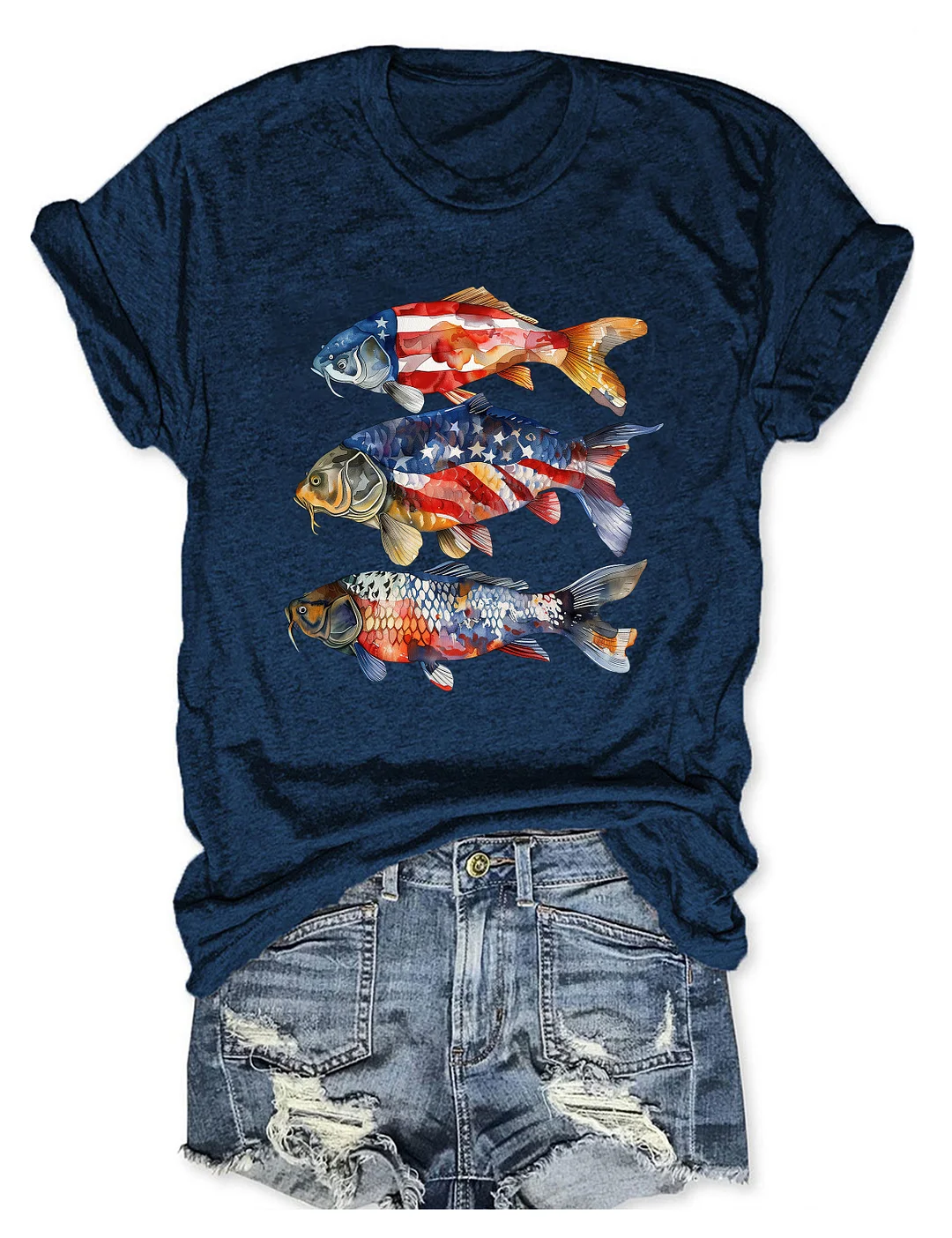 America Fish T-shirt