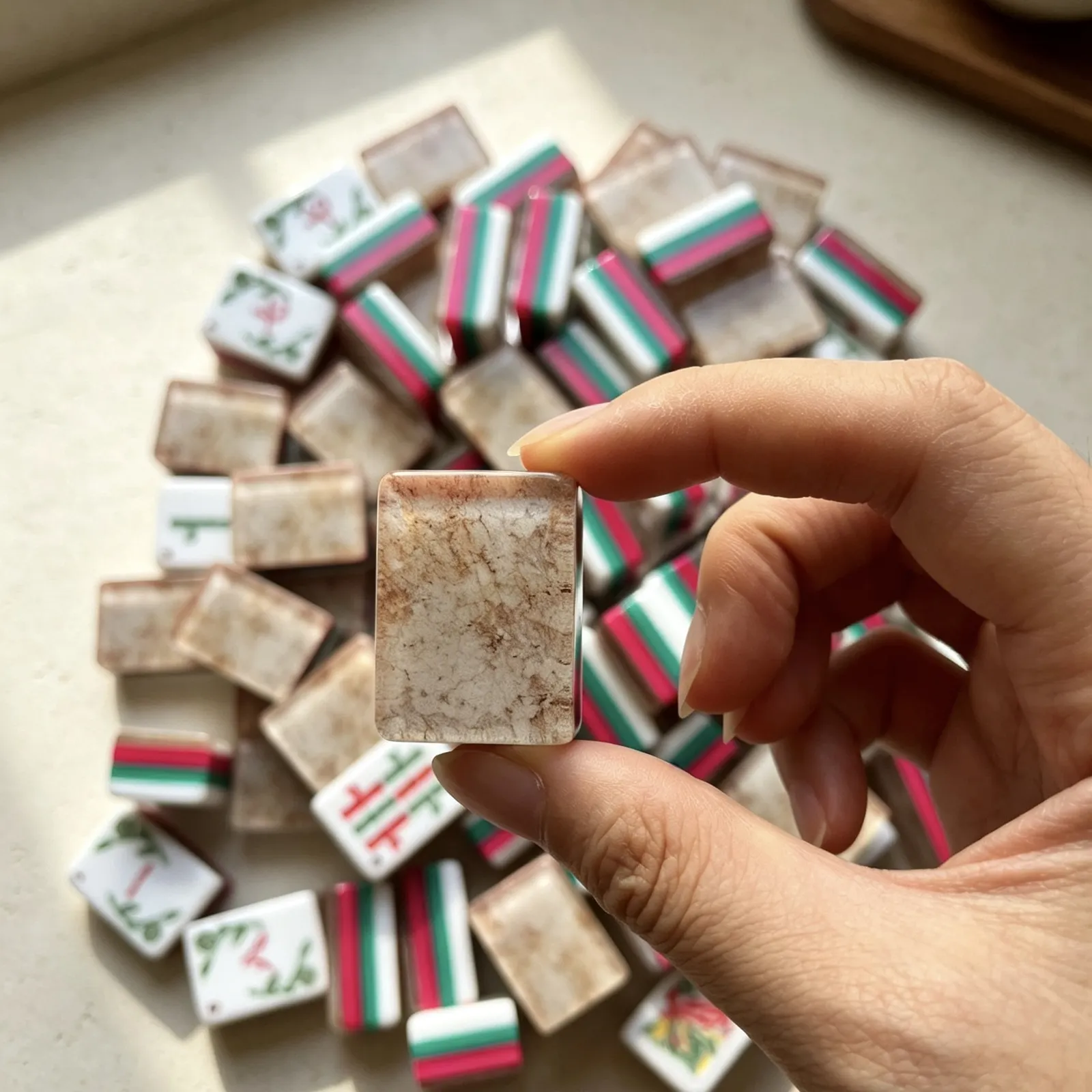 Wild Earth patterned tile backs