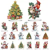 DIY Christmas Bird Santa Diamond Painting Ornaments