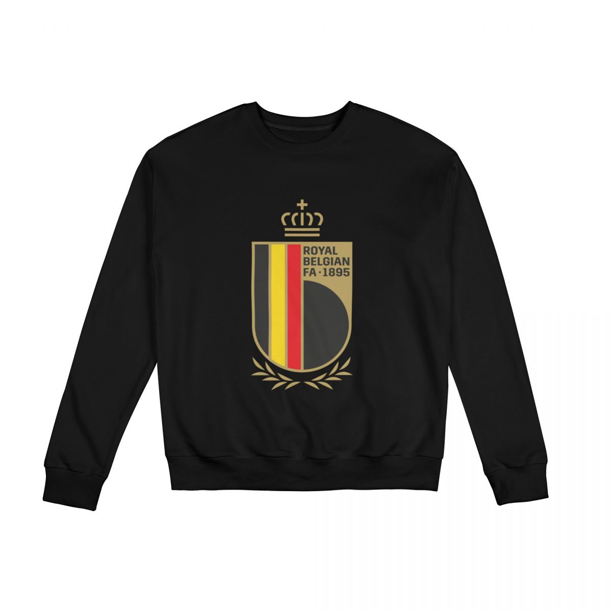 Belgium National Football Team Unisex Round Neck Sweatshirt