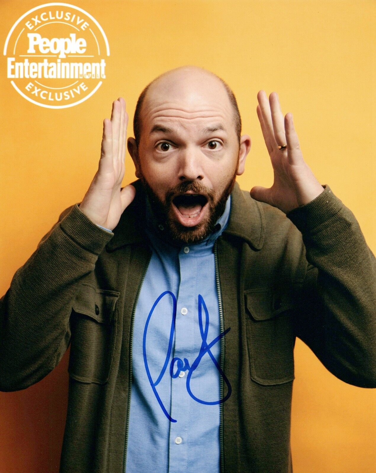 Paul Scheer Signed Autographed 8x10 Photo Poster painting Andre The League COA