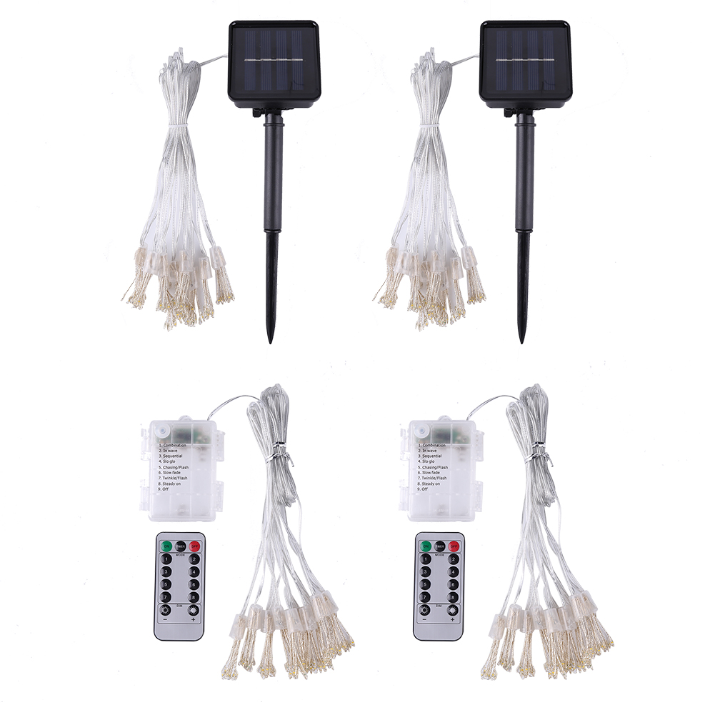 

LED Dandelion Fireworks String Lamp Solar Christmas Tree Home Garden Decor, Solar light 50led, 501 Original