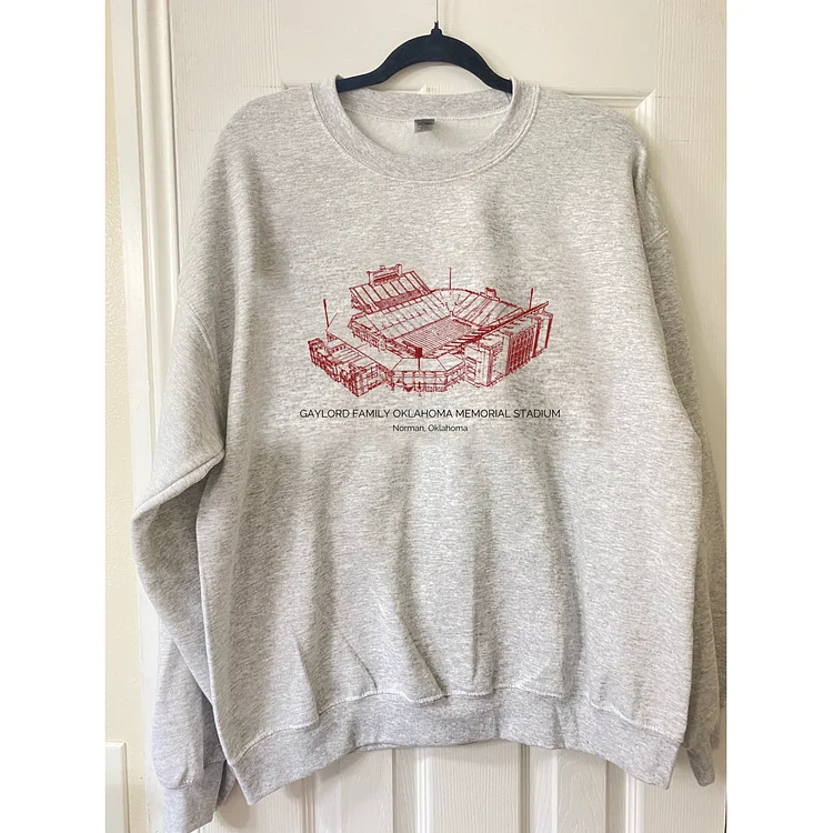 University of Oklahoma Stadium Crewneck Sweatshirt