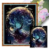 Moon Tree Of Life-11CT Stamped Cross Stitch 40*50cm/15.75*19.69in