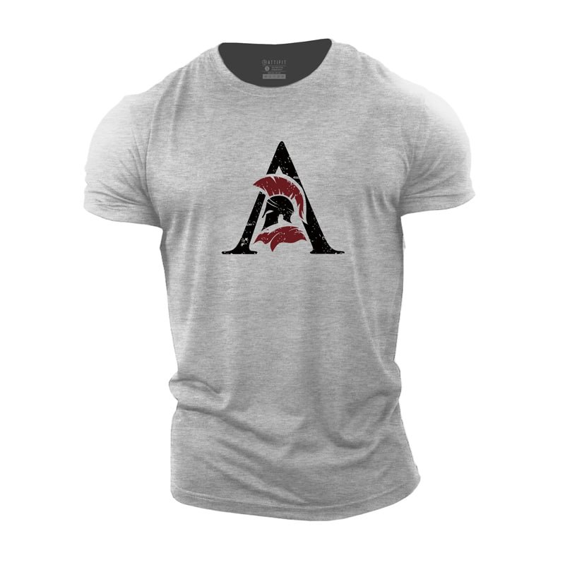 Cotton Spartan Graphic T-shirts tacday