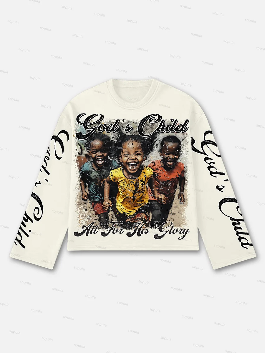 God's Child All for His Glory Long Sleeve T-Shirt