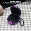 TPU Earphone Case Fit for Anker Soundcore P31i with Safety Lock and Carabiner TPU Shockproof Cover Anti Drop Earbuds Accessories